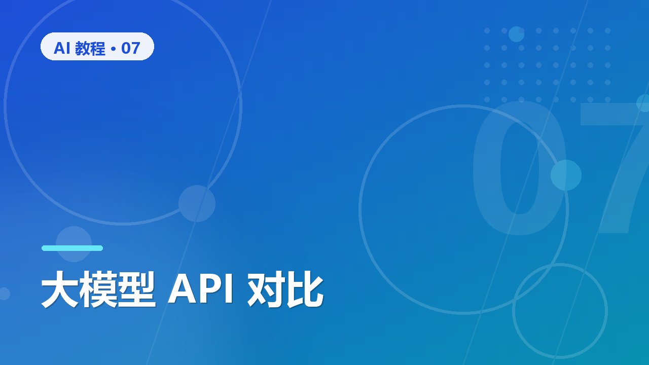 大模型 API 调用入门:OpenAI、DeepSeek、通义千问全对比